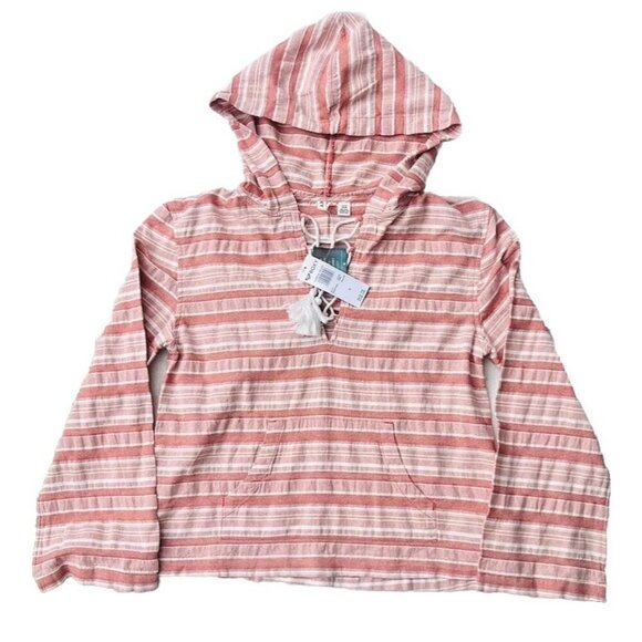 NWT Roxy Paradise Calling Woven Poncho Hoodie Size S - Picture 10 of 10
